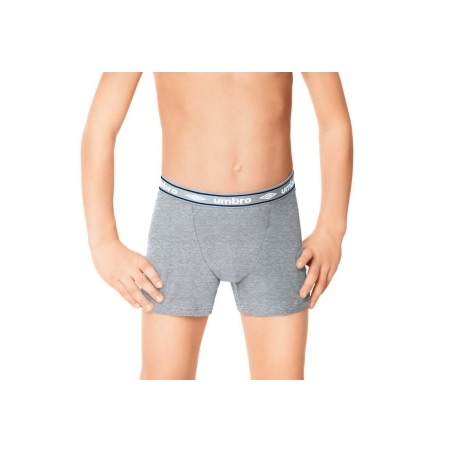 Boxer Umbro Cotton Boxer Junior Grey Melange