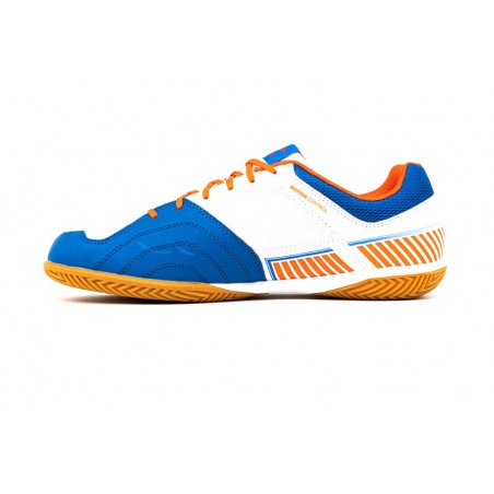 Zapatilla de Fútbol Sala II Pro White / Tangerine Tango / Regal Blue
