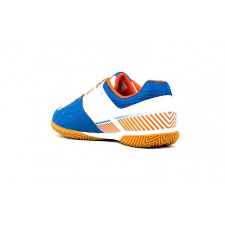 Zapatilla de Fútbol Sala II Pro White / Tangerine Tango / Regal Blue