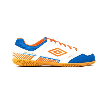 81573U-HPY UMBRO SALA II LIGA WHITE / TANGERINE TANGO / REGAL BLUE