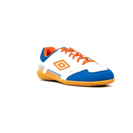 81573U-HPY UMBRO SALA II LIGA WHITE / TANGERINE TANGO / REGAL BLUE