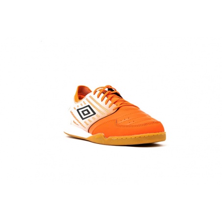 Zapatilla de Fútbol Sala Umbro Chaleira II Pro - JNR - Orange / White