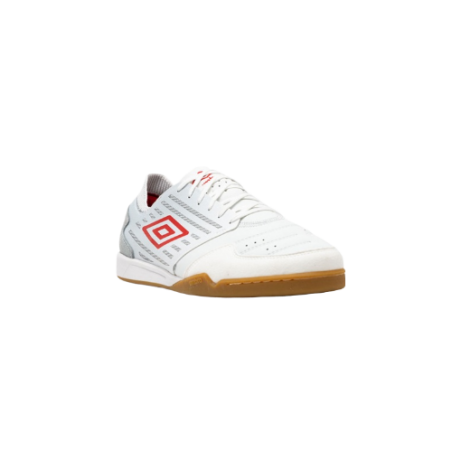 Zapatilla de Fútbol Sala Umbro Chaleira II Pro - JNR - White / Toreador / High Rise