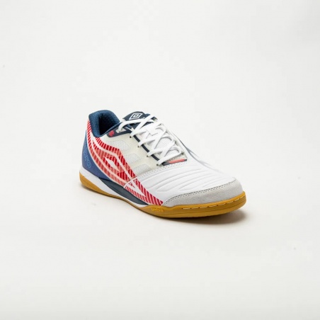 Zapatilla de Fútbol Sala Umbro Sala BR Pro White / Red / Blue