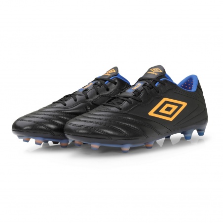 Bota de Fútbol Umbro Tocco III Pro FG Black / Vermillion Orange / Deep Surf