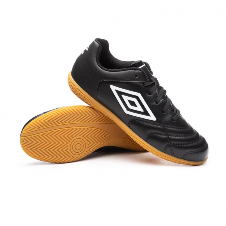 Zapatilla de Fútbol Sala Umbro Classico XI IC - JNR - Black / White
