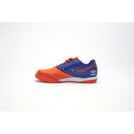 Zapatilla de Fútbol Sala Umbro Club 5 Bump Vermillion Orange / White / Deep Surf