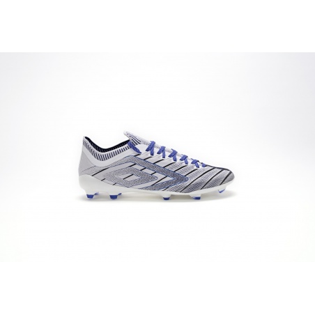 Bota De Fútbol Umbro Velocita Elixir Pro FG White / Black / Royal Blue
