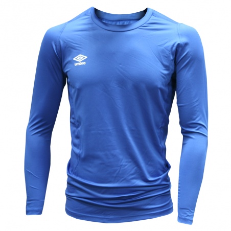 Camiseta Térmica Deportiva Manga Larga Core Crew Azul