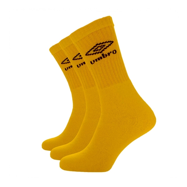 Calcetines Umbro Sports (3 Pack) Amarillo Adulto