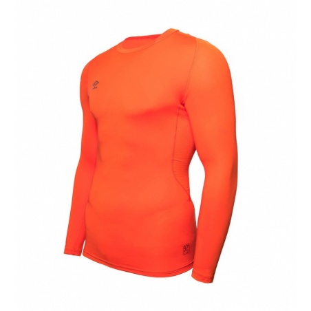 Camiseta Térmica Umbro Core LS Naranja Adulto