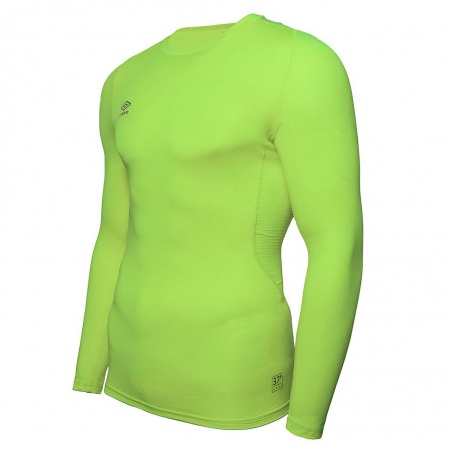 Camiseta Térmica Umbro Core LS Verde Adulto