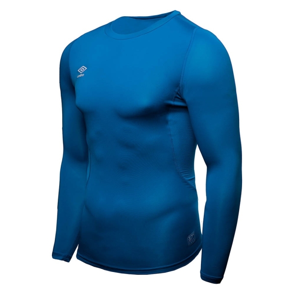 Camiseta Térmica Umbro Core LS Regal Blue Junior