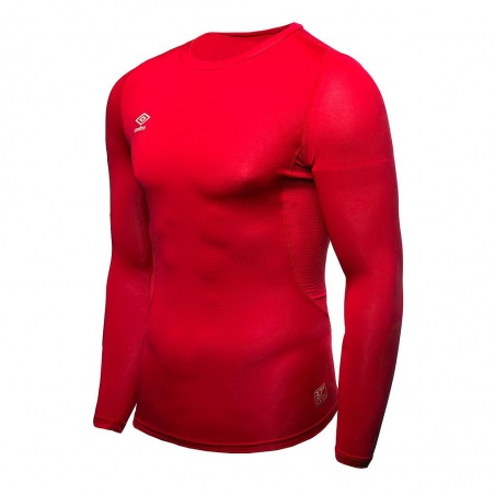 Camiseta Térmica Umbro Core LS Roja Junior