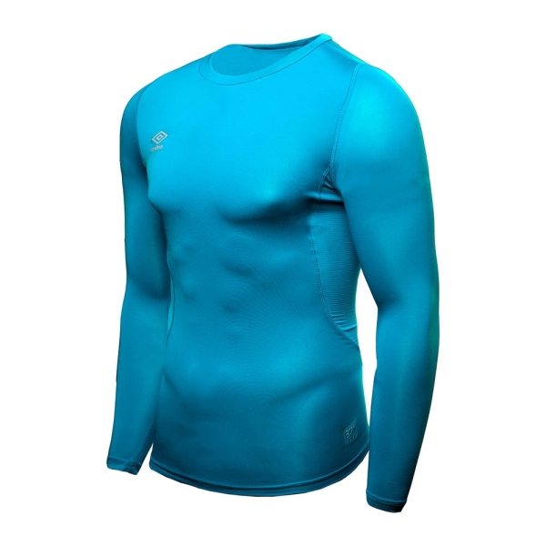 Camiseta Térmica Umbro Core LS Vista Blue Junior