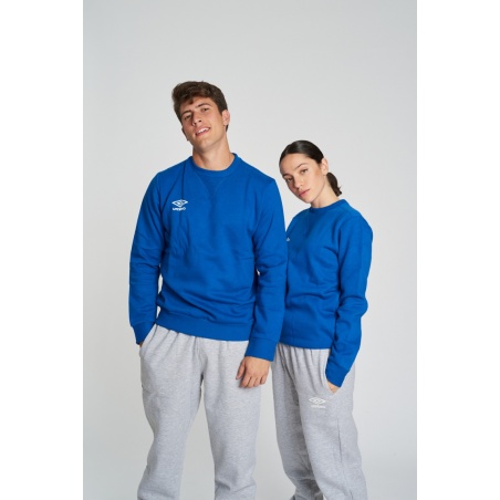 Sudadera Umbro Fleece Small Logo Sweat Royal / White