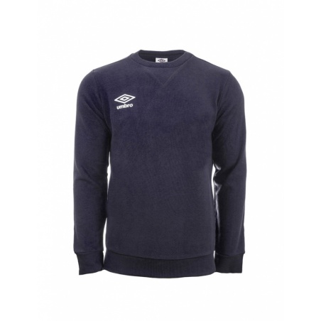 Sudadera Umbro Fleece Small Logo Sweat Dark Navy / White