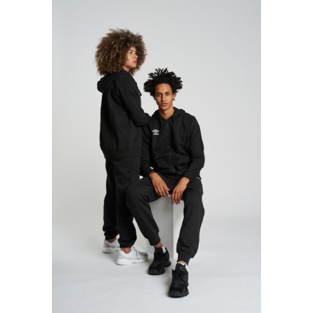 Chaqueta Umbro Wardrobe Zip Hoodie Small Logo Black / White