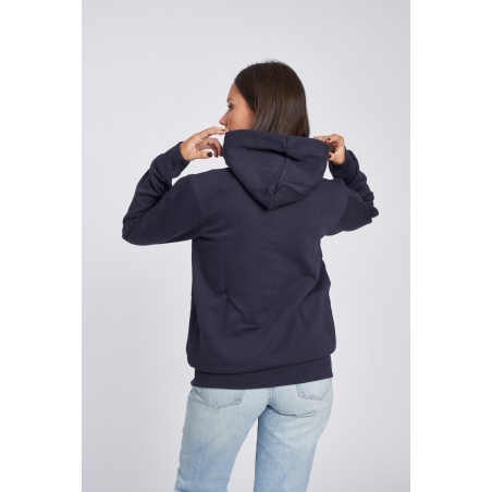 Sudadera Umbro Fleece Large Logo Oh Hoody Dark Navy / White