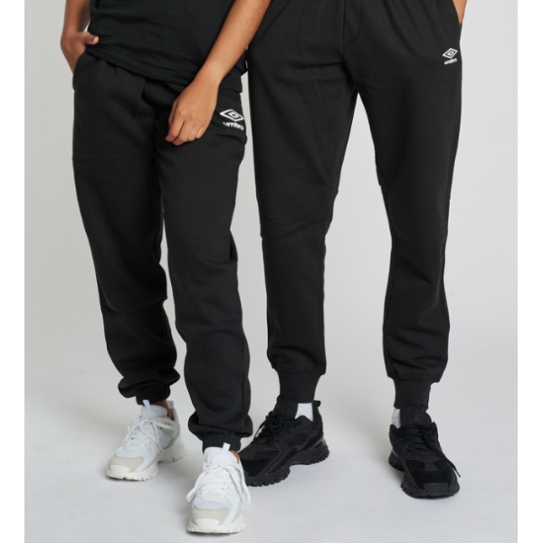 Pantalón Umbro Fleece Jogger Black / White