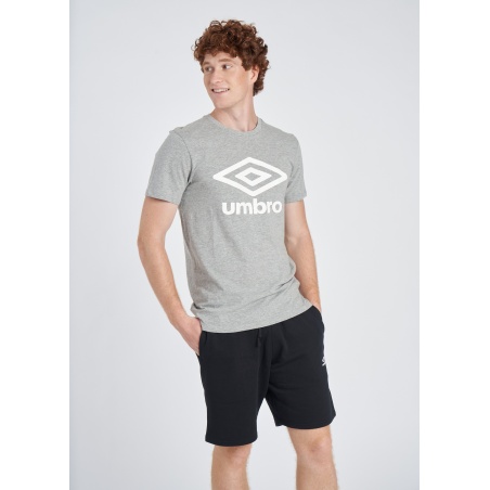 Camiseta Umbro Wardrobe Large Logo Grey / White / Grey