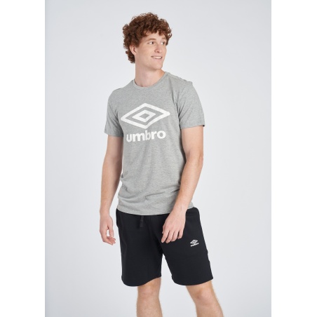 Camiseta Umbro Wardrobe Large Logo Grey / White / Grey