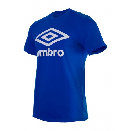 Camiseta Umbro Wardrobe Large Logo Royal / White