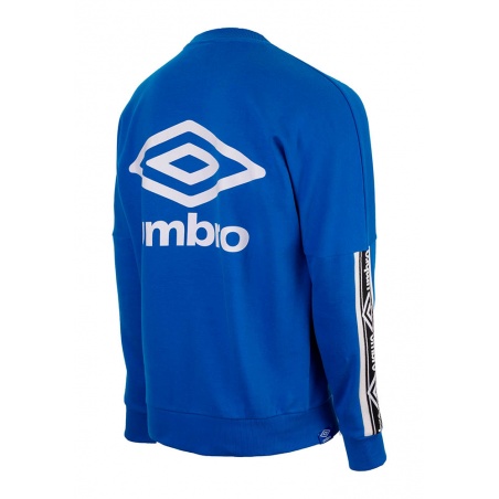 SUDADERA CON BANDAS UMBRO AZUL