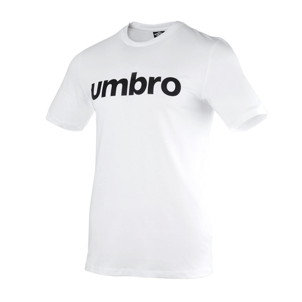Camiseta Umbro Linear Logo Graphic White / Black