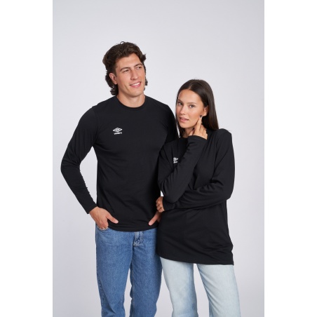 Camiseta Umbro FW Small Logo LS Tee Black