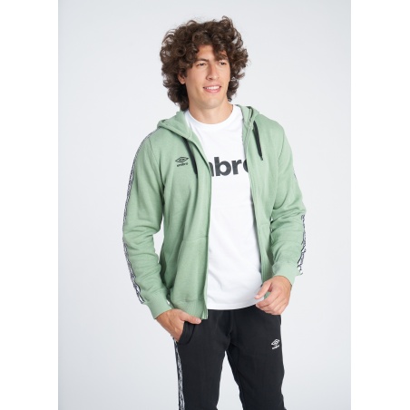 Chaqueta Umbro FW Taped Zip Hoodie Basil