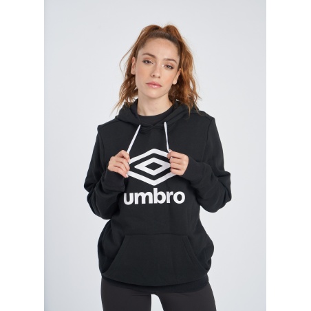 Sudadera Umbro Wardrobe Large Logo Hoodie Negro