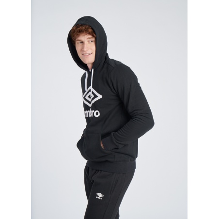 Sudadera Umbro Wardrobe Large Logo Hoodie Negro