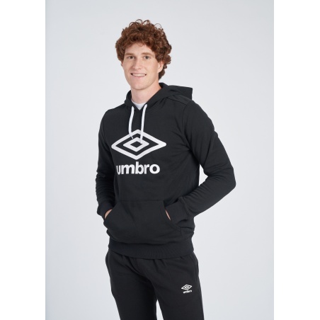 Sudadera Umbro Wardrobe Large Logo Hoodie Negro