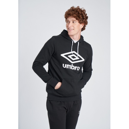 Sudadera Umbro Wardrobe Large Logo Hoodie Negro
