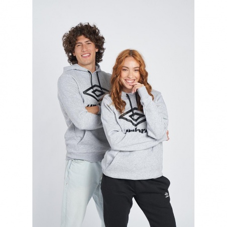 Sudadera Umbro Wardrobe Large Logo Hoodie Gris