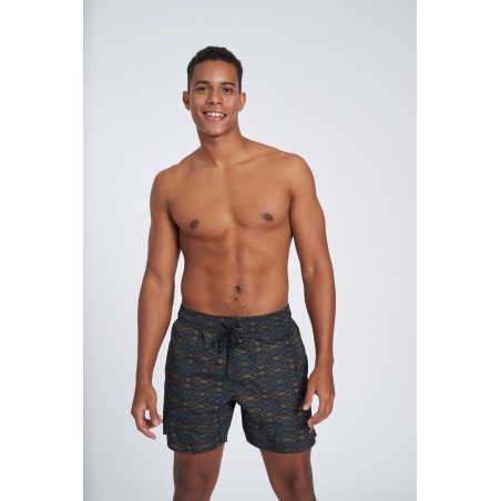 Bañador Umbro Printed Swim Short Dark Olive Phoenix