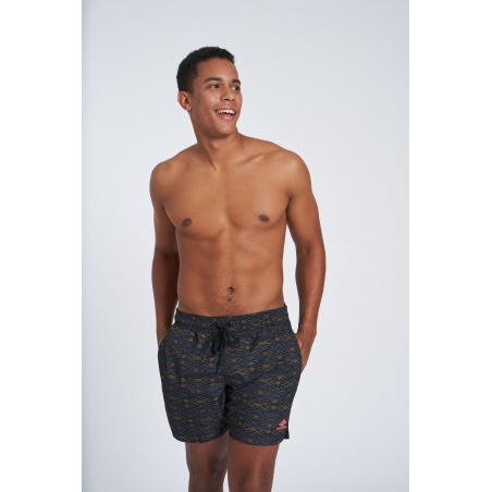 Bañador Umbro Printed Swim Short Dark Olive Phoenix