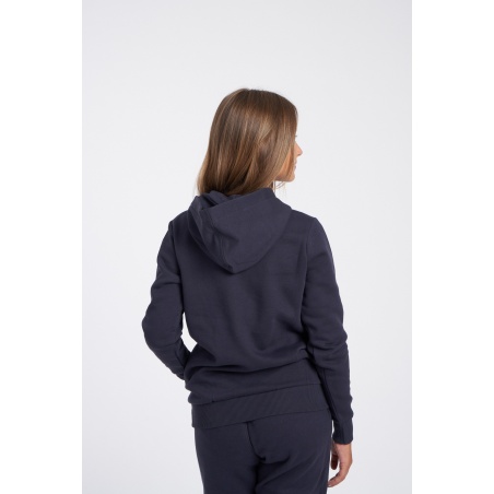 Sudadera Umbro Fleece Large Logo Oh Hoody Junior Dark Navy / White