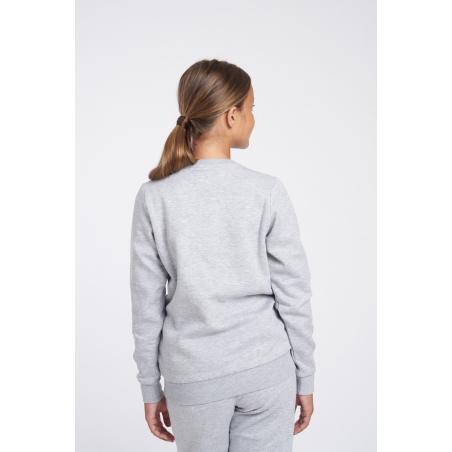 Sudadera Umbro Fleece Small Logo Sweat Junior Grey Marl / White