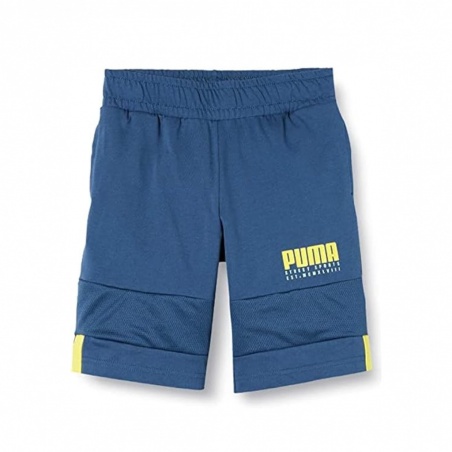 ALPHA JERSEY SHORTS B DARK DENIM