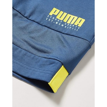 ALPHA JERSEY SHORTS B DARK DENIM