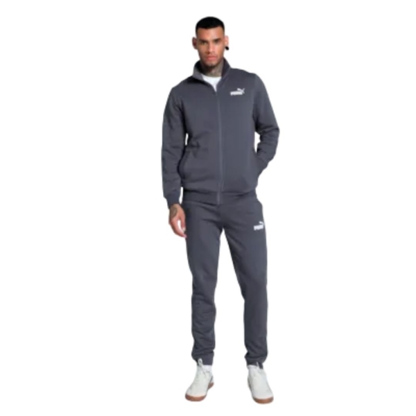 Chándal Puma Clean Sweat Gris