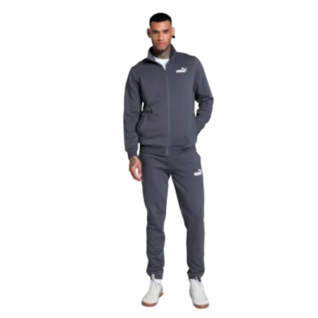 Chándal Puma Clean Sweat Gris