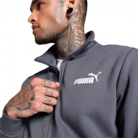 Chándal Puma Clean Sweat Gris