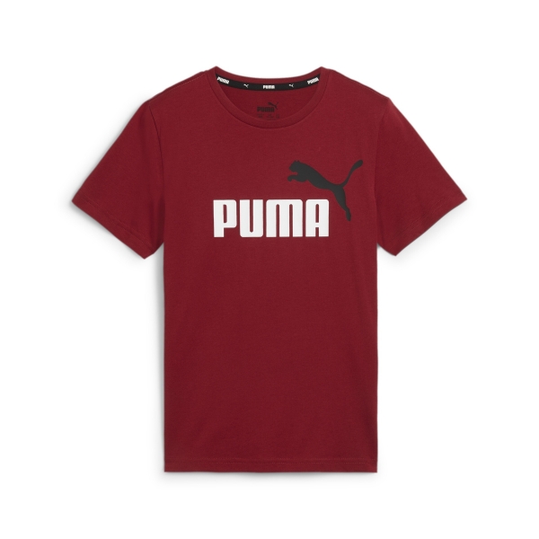 Camiseta Puma ESS+2 Col Logo Burdeos