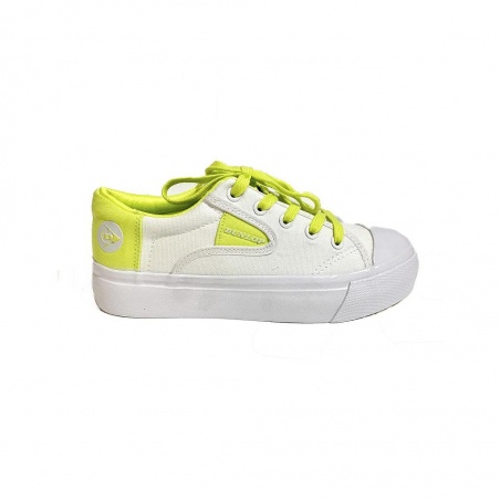 ZAPATILLA 35546 420 blanco / limón