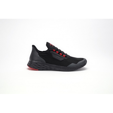 Zapatilla Umbro Melland II Black / Carbon / Vermillion