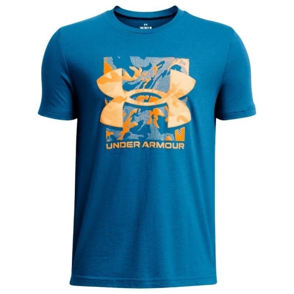 Camiseta Under Armour Box Logo Camo Azul