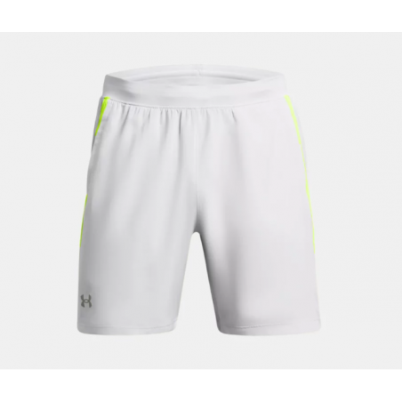 Short Under Armour Launch 7" Blanco